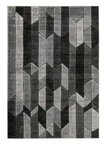 Chayse 5' x 6'7" Rug in Black/Gray