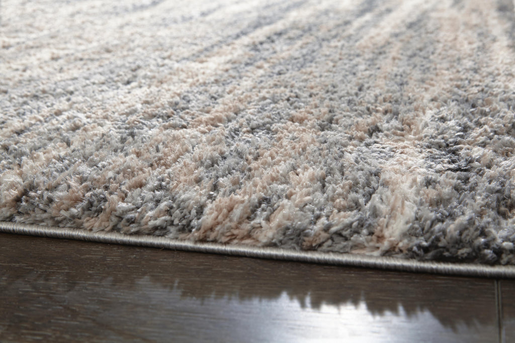 Gizela 5'3" x 7'3" Rug in Ivory/Beige/Gray, detail view