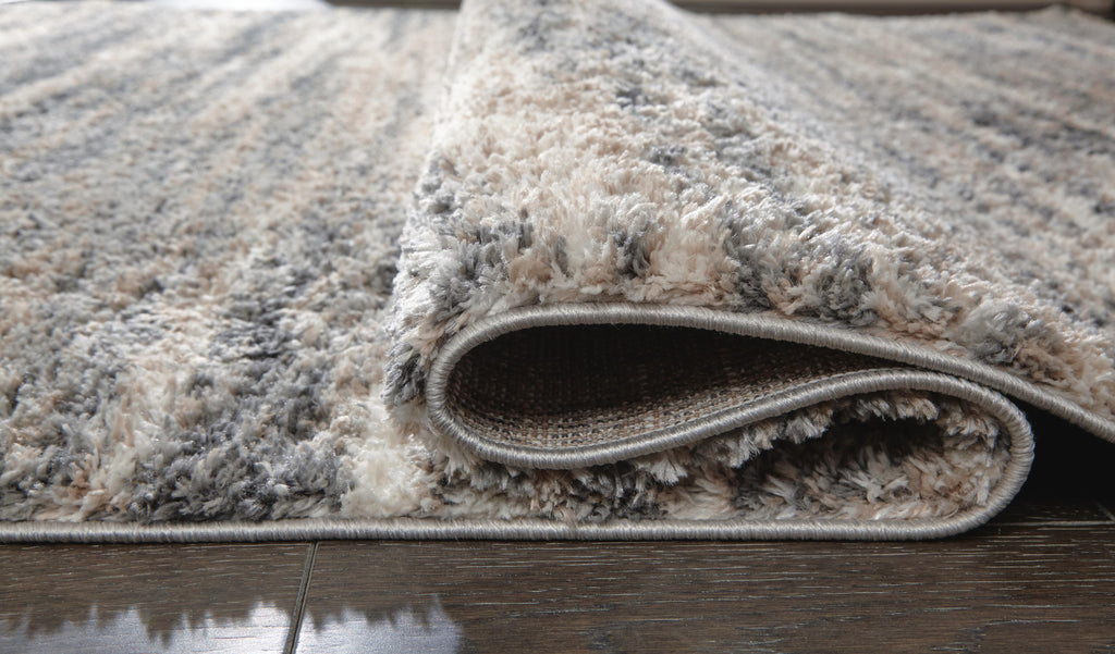Gizela 5'3" x 7'3" Rug in Ivory/Beige/Gray, detail view