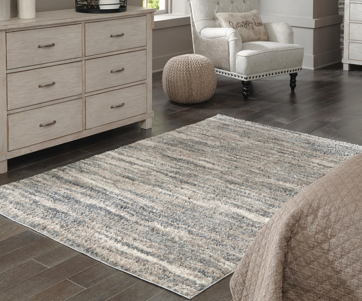 Gizela 5'3" x 7'3" Rug in Ivory/Beige/Gray, alternate view 3