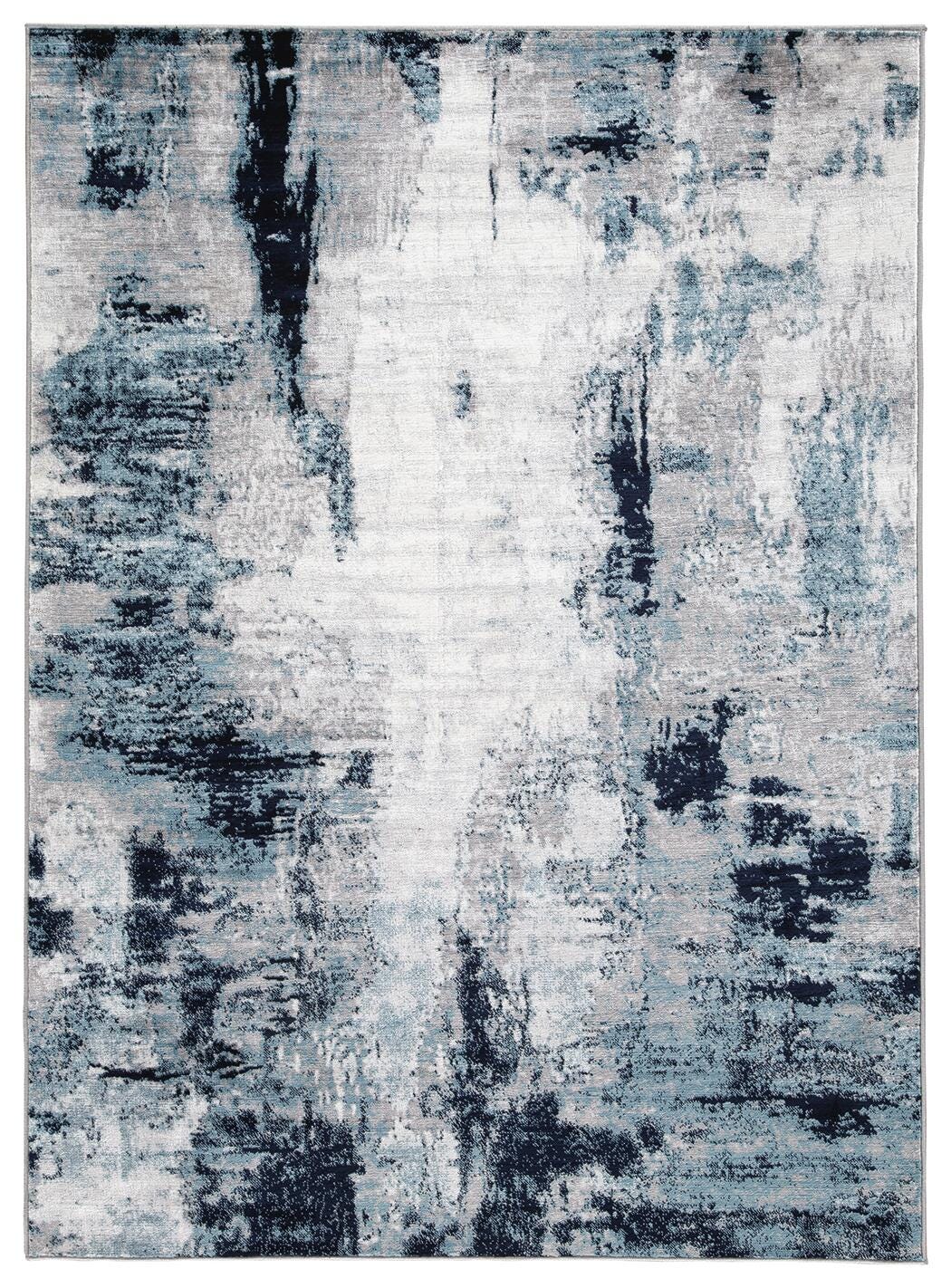 Leonelle 5'3" x 7'3" Rug in Cream/Blue/Gray, alternate view 2