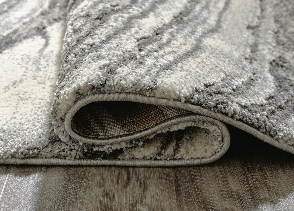 Wysdale 5'3" x 7'3" Rug in Ivory/Gray, detail view
