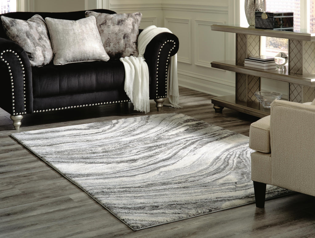 Wysdale 5'3" x 7'3" Rug in Ivory/Gray, alternate view 3