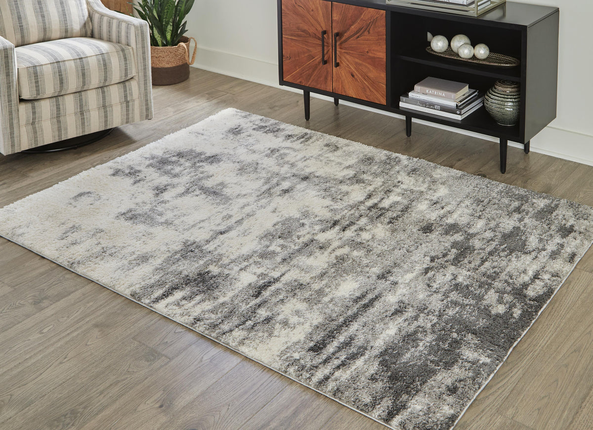 Gerdie 5'3" x 7'3" Rug in Cream/Gray, alternate view 3
