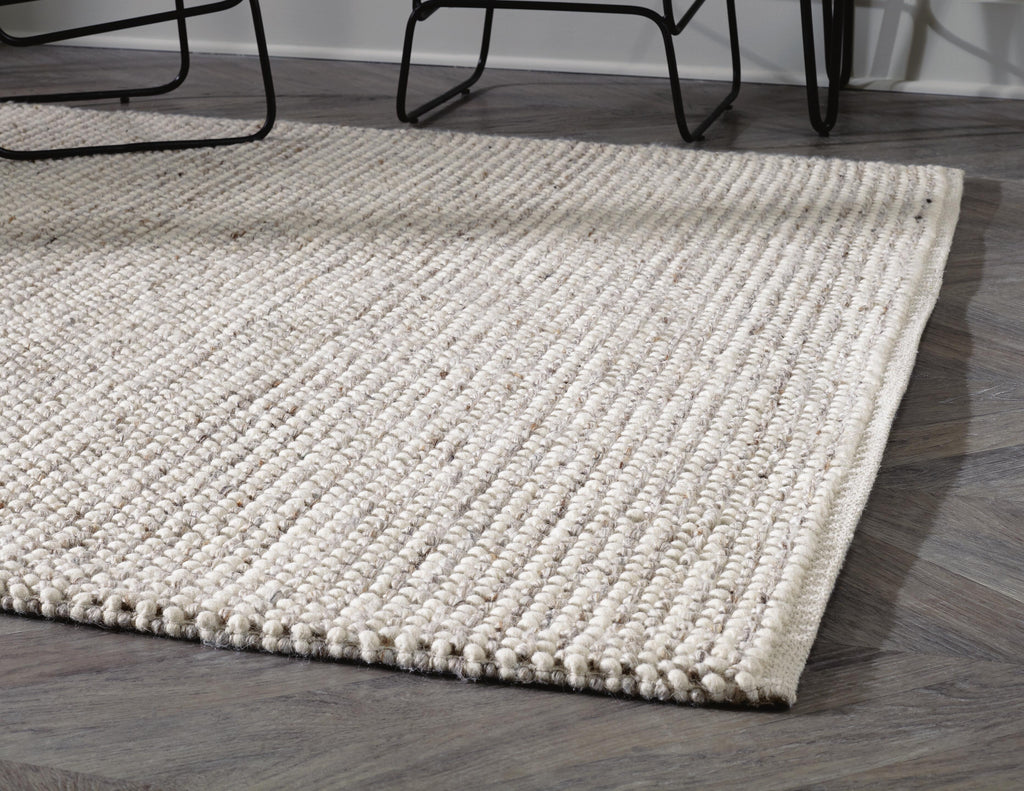 Jossick 5' x 7' Rug in Cream/Taupe, detail view