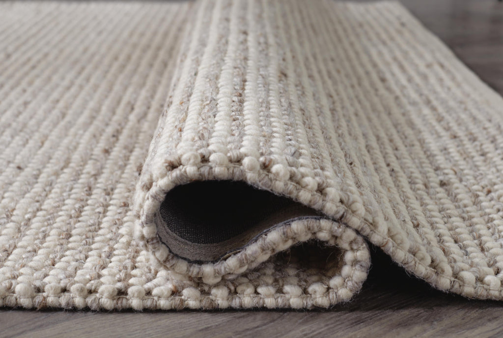 Jossick 5' x 7' Rug in Cream/Taupe, detail view
