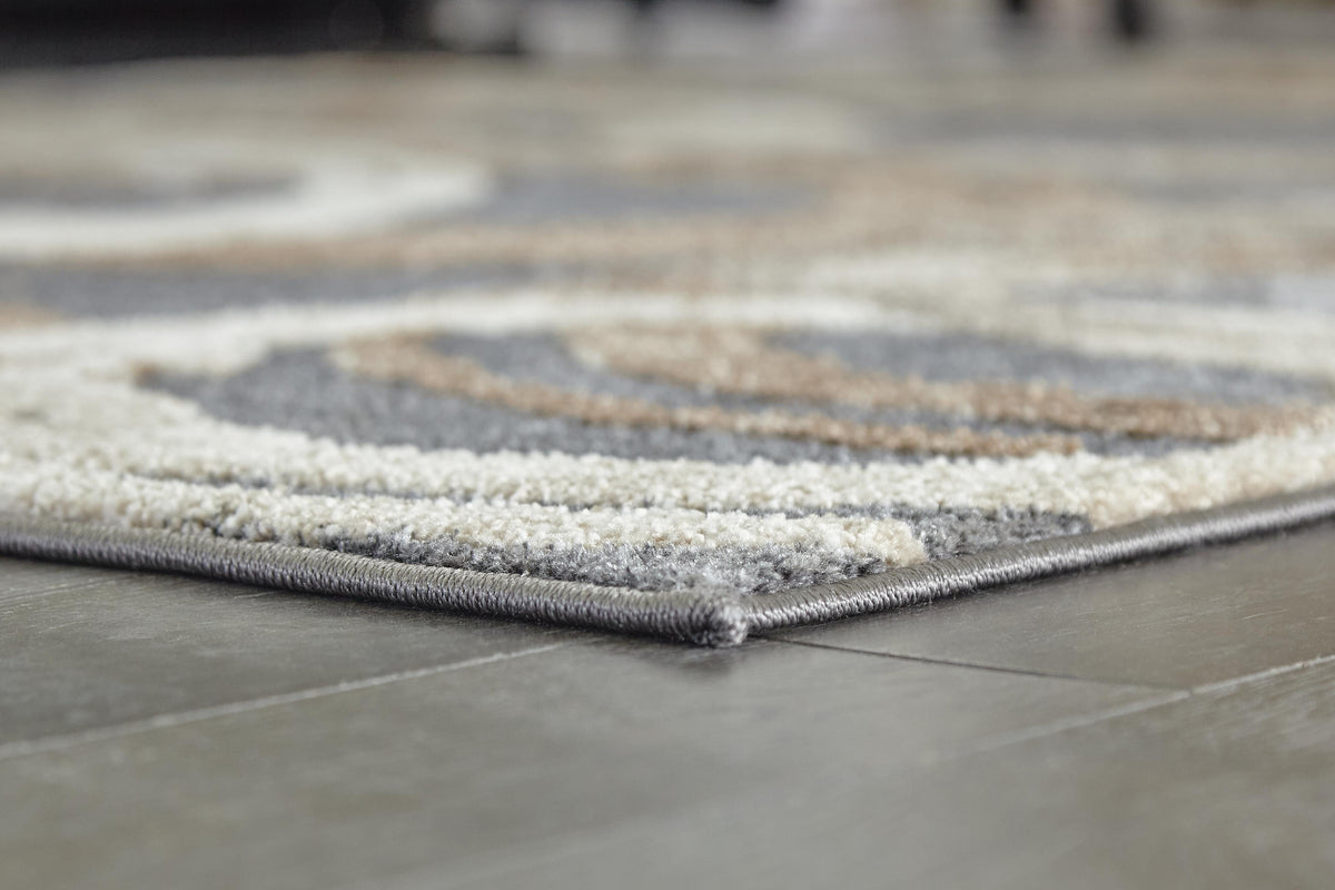 Faelyn 5' x 7'3" Rug in Multi, detail view