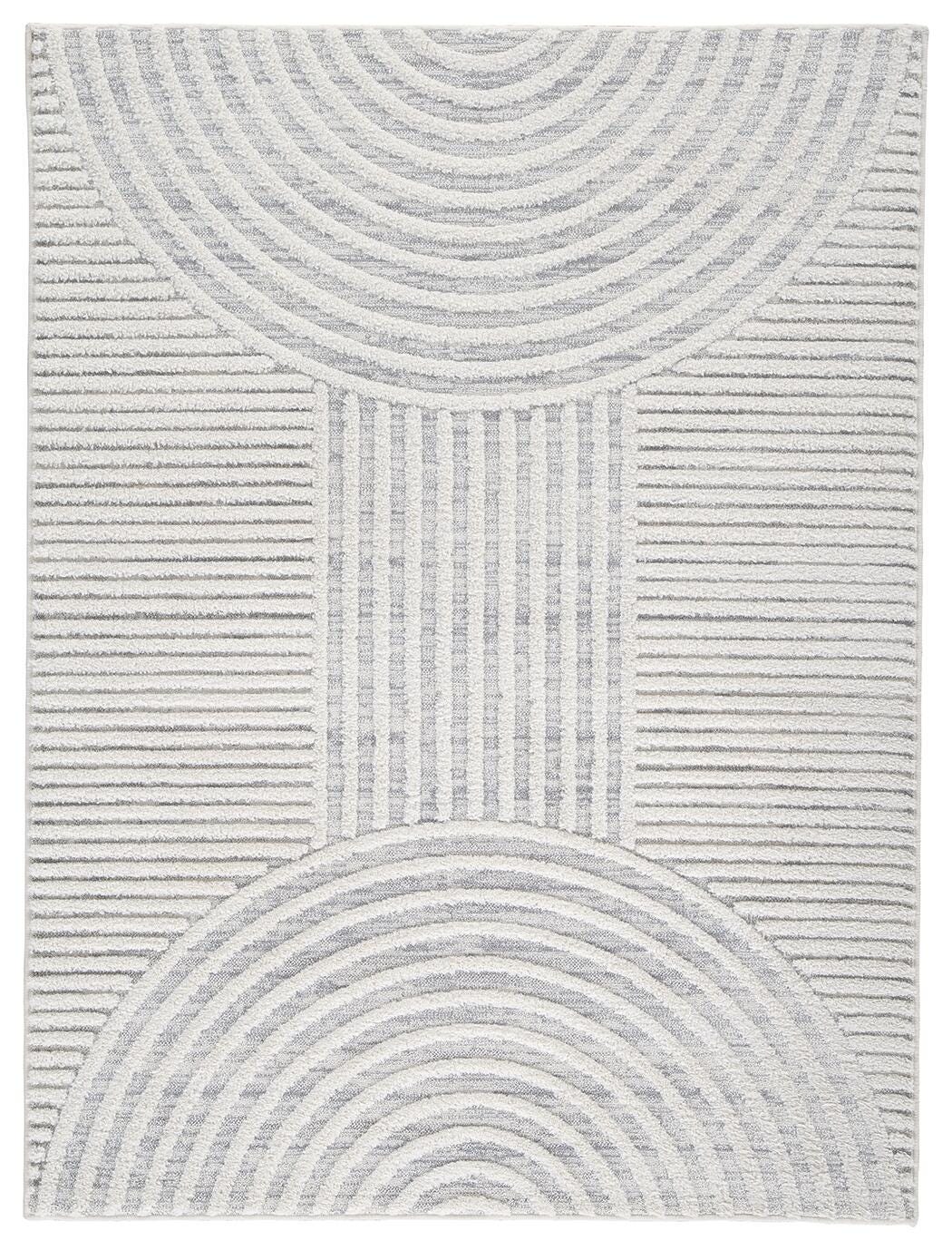 Lambworth 7'10" x 10' Rug in Gray/Cream, alternate view 2