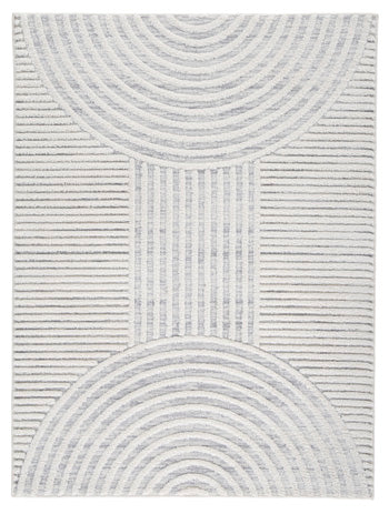 Lambworth 7'10" x 10' Rug in Gray/Cream