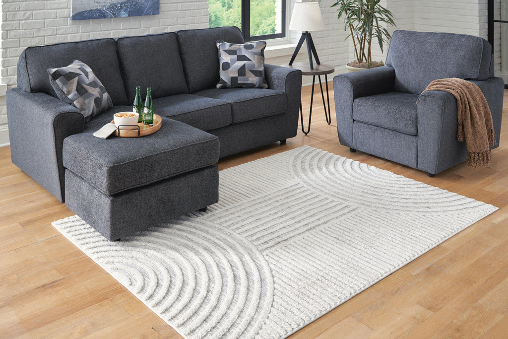 Lambworth 7'10" x 10' Rug in Gray/Cream, alternate view 3