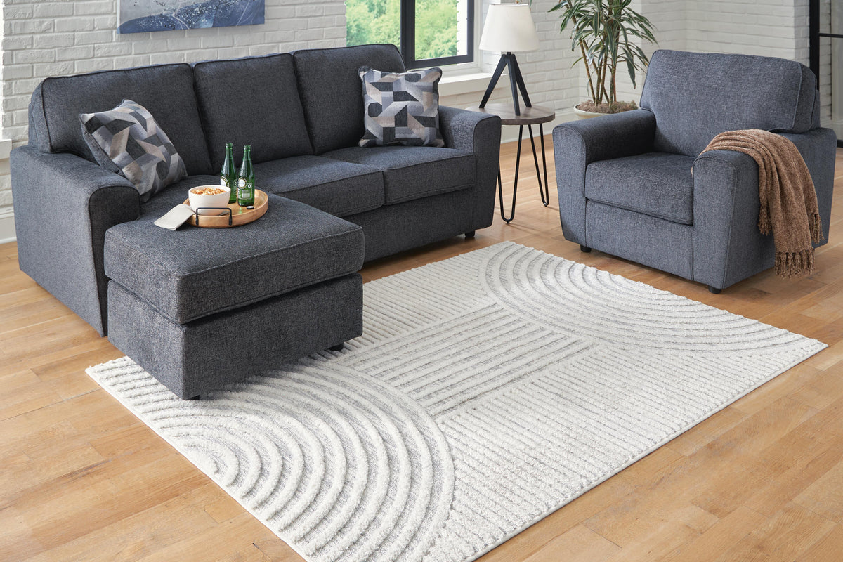 Lambworth 7'10" x 10' Rug in Gray/Cream, alternate view 3