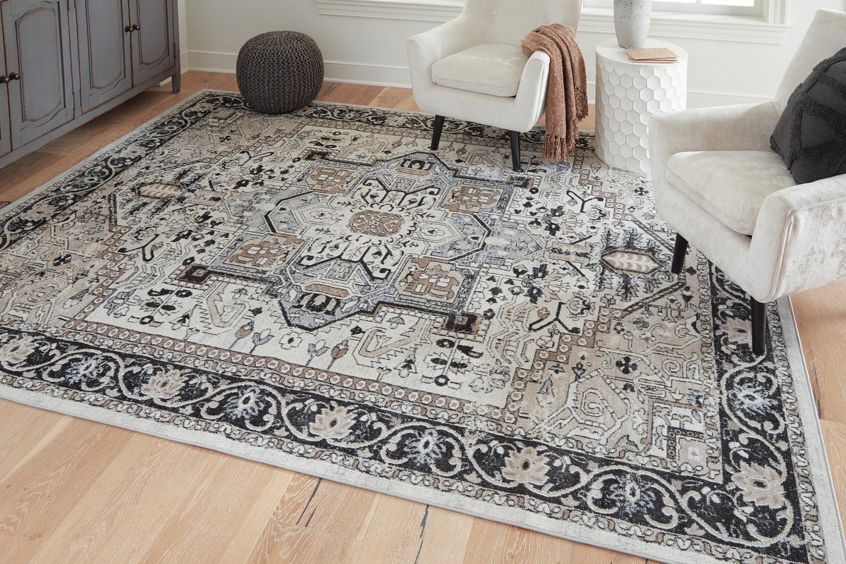 Gregmoore 7'9" x 9'11" Washable Rug in Multi, alternate view 3