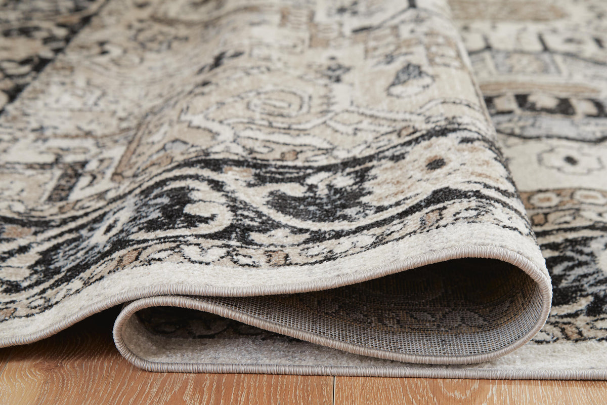 Gregmoore 5'2" x 6'10" Washable Rug in Multi, detail view