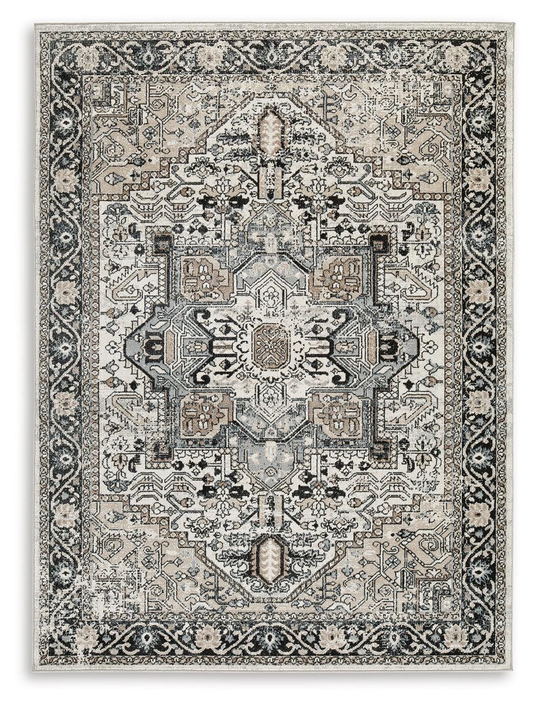 Gregmoore 5'2" x 6'10" Washable Rug in Multi, alternate view 2
