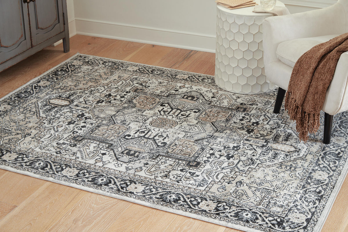 Gregmoore 5'2" x 6'10" Washable Rug in Multi, alternate view 3