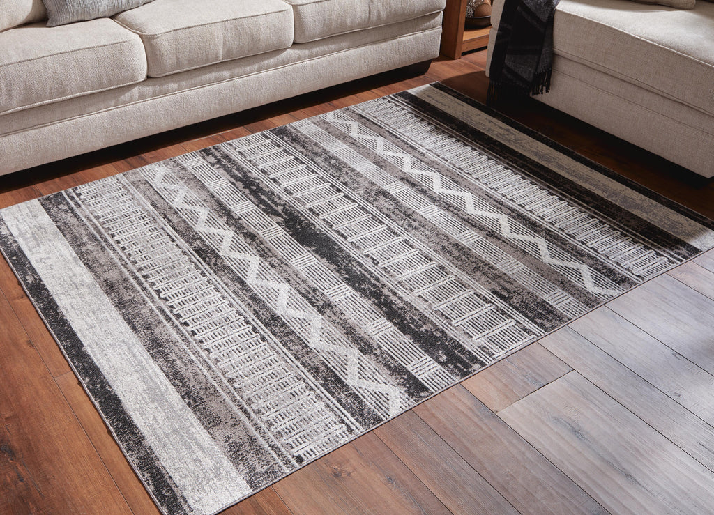 Henchester 5' x 7' Washable Rug in Multi, alternate view 3