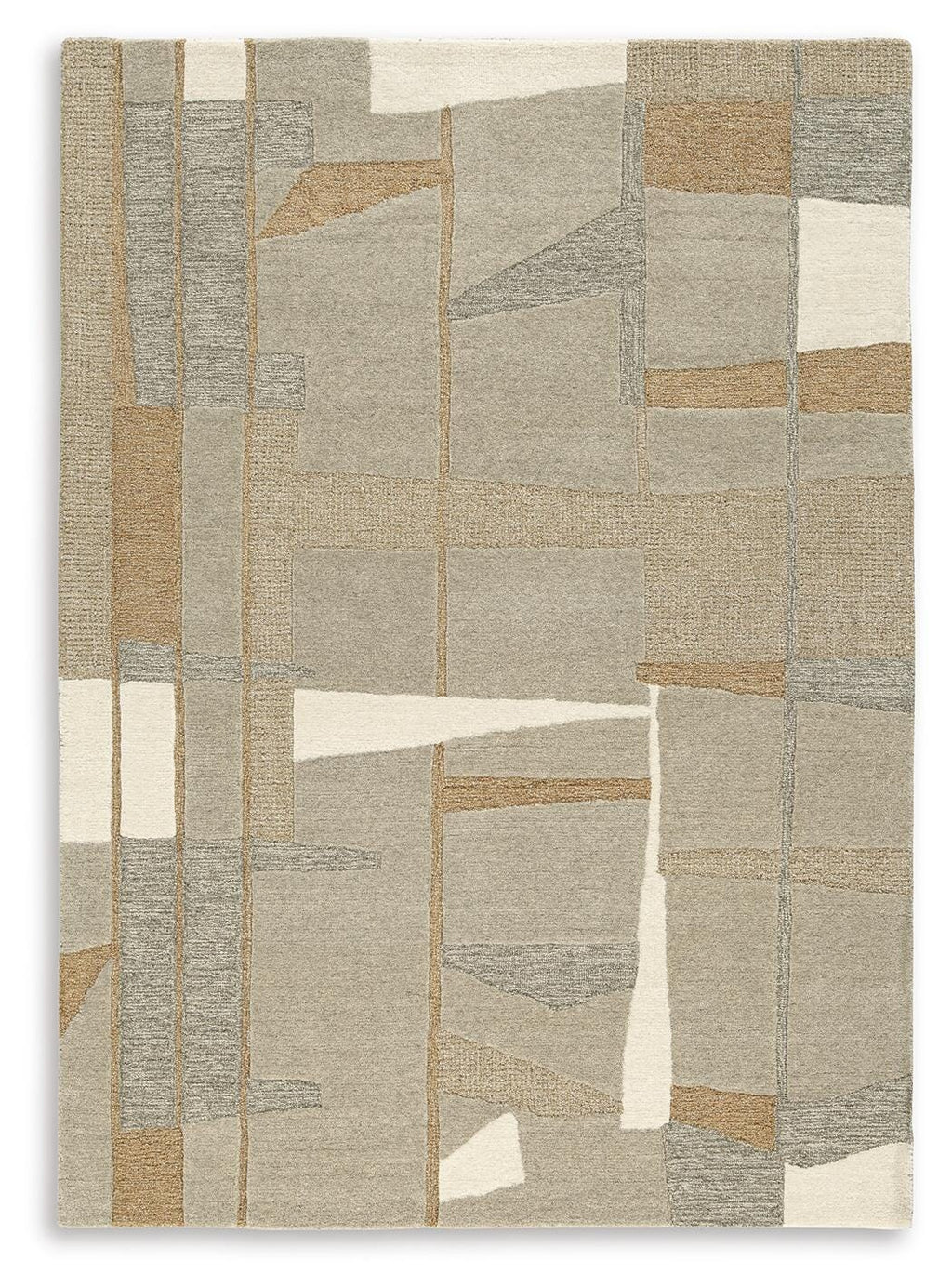 Abbotton 5' x 7' Rug in Taupe/Gray/Caramel, alternate view 2