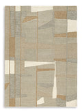 Abbotton 5' x 7' Rug in Taupe/Gray/Caramel