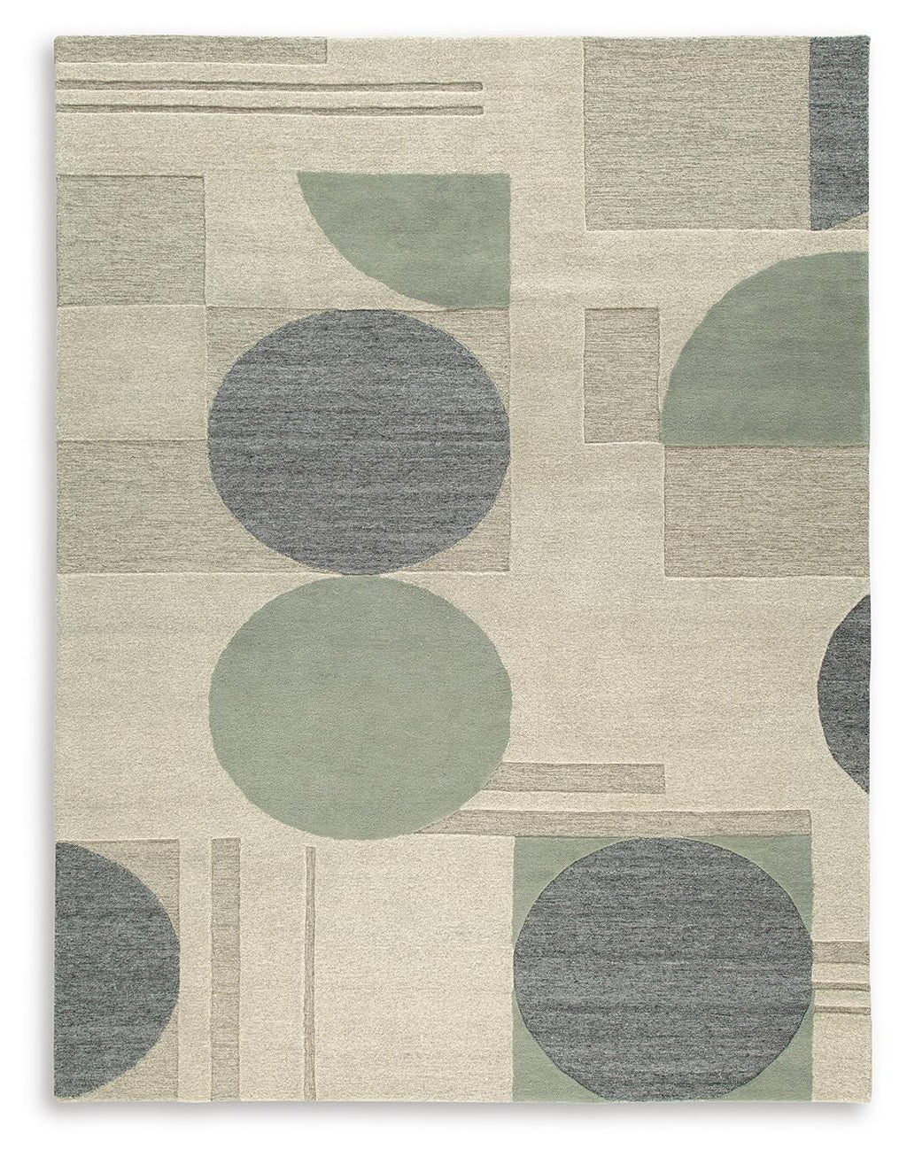 Dallane 8' x 10' Rug in Linen/Blue/Green, alternate view 2