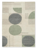 Dallane 5' x 7' Rug in Linen/Blue/Green
