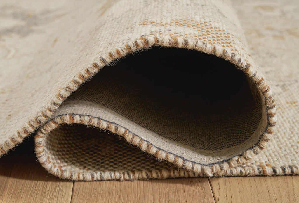 Calkin 8' x 10' Rug in Linen/Gray/Caramel, detail view