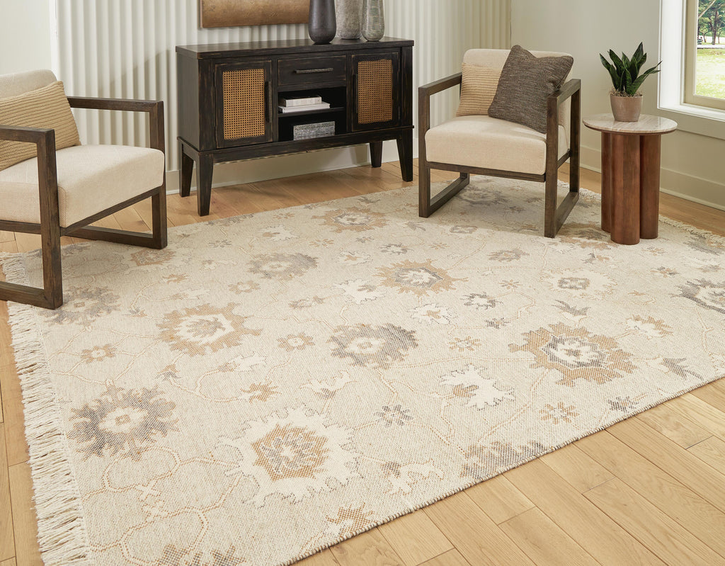 Calkin 8' x 10' Rug in Linen/Gray/Caramel, alternate view 3