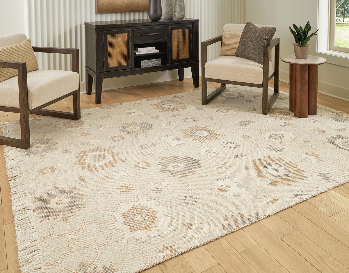 Calkin 8' x 10' Rug in Linen/Gray/Caramel, alternate view 3