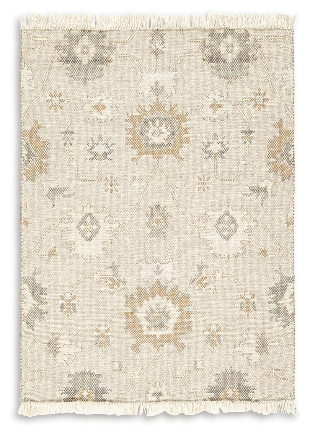 Calkin 5' x 7' Rug in Linen/Gray/Caramel, alternate view 2