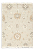 Calkin 5' x 7' Rug in Linen/Gray/Caramel