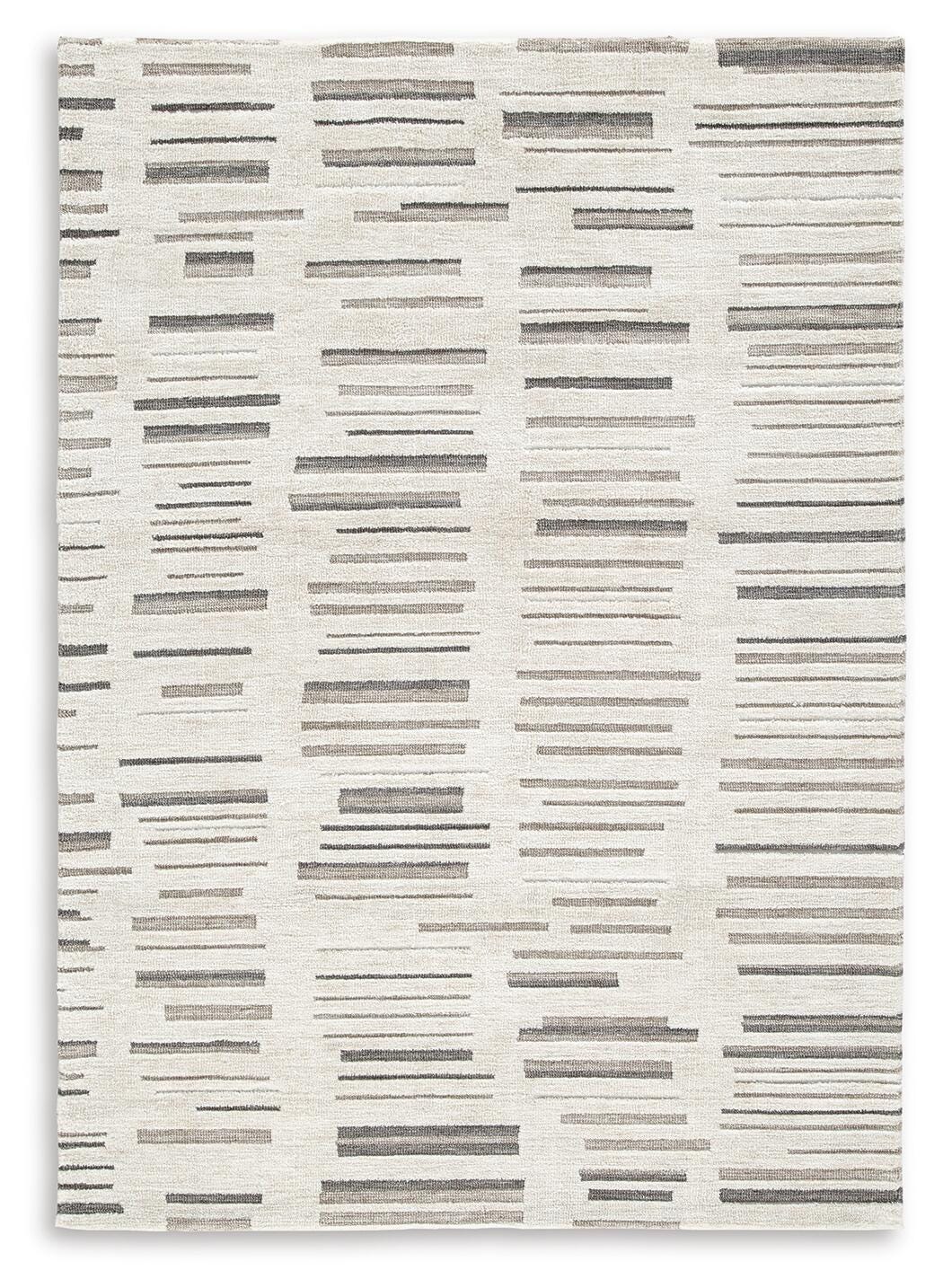 Leesdale 5' x 7' Rug in Ivory/Brown/Black, alternate view 2