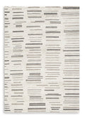 Leesdale 5' x 7' Rug in Ivory/Brown/Black