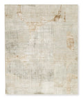 Truward 8' x 10' Rug in Linen/Gray/Caramel