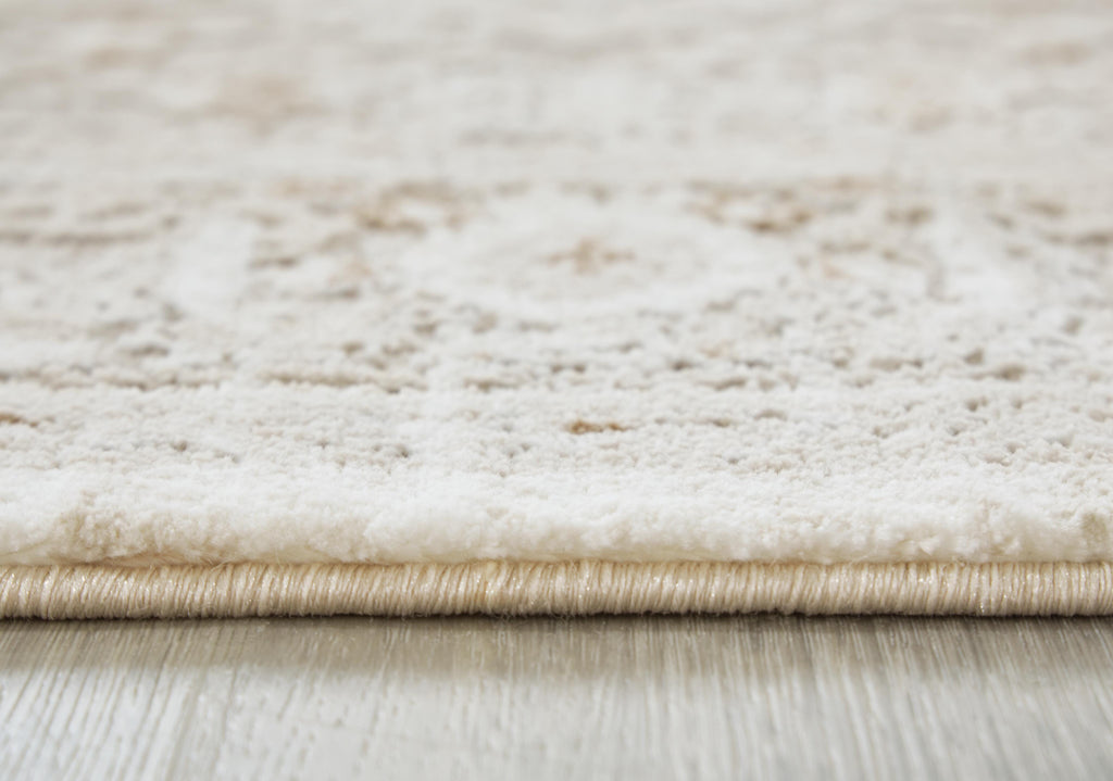 Gatwell 8' x 10' Rug in Ivory/Gray/Tan, detail view