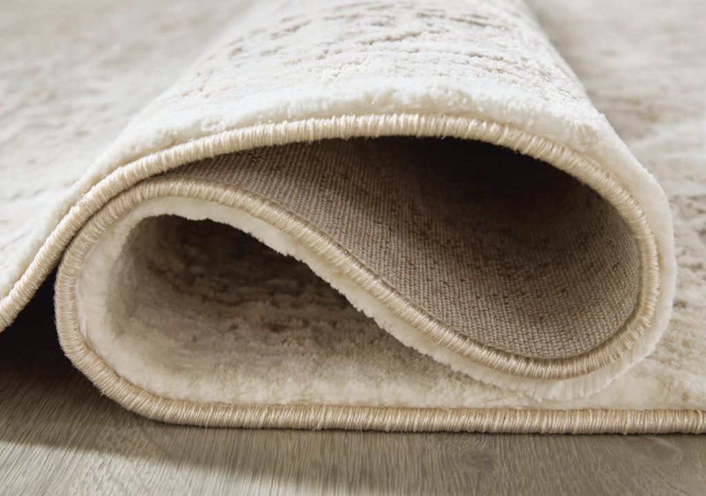 Gatwell 8' x 10' Rug in Ivory/Gray/Tan, detail view