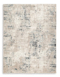 Gentor 5' x 7' Rug in Blue/Ivory