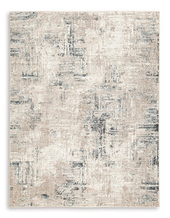 Gentor 5' x 7' Rug in Blue/Ivory