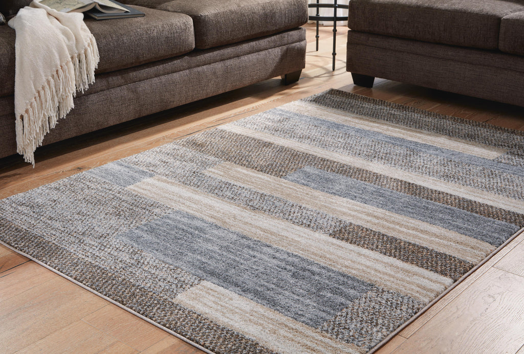 Sethburn 8' x 10' Rug in Cream/Brown/Gray, alternate view 3