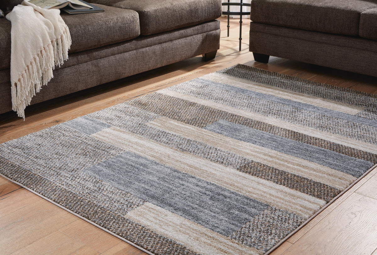 Sethburn 8' x 10' Rug in Cream/Brown/Gray, alternate view 3