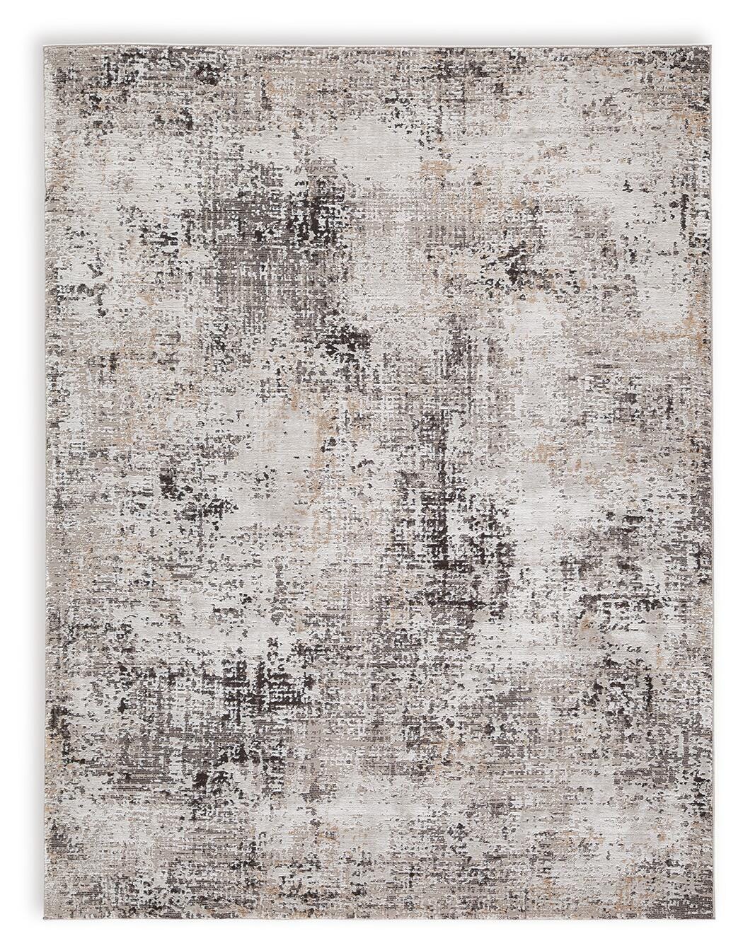 Elaning 5' x 7' Rug in Black/Gray/Cream, alternate view 2
