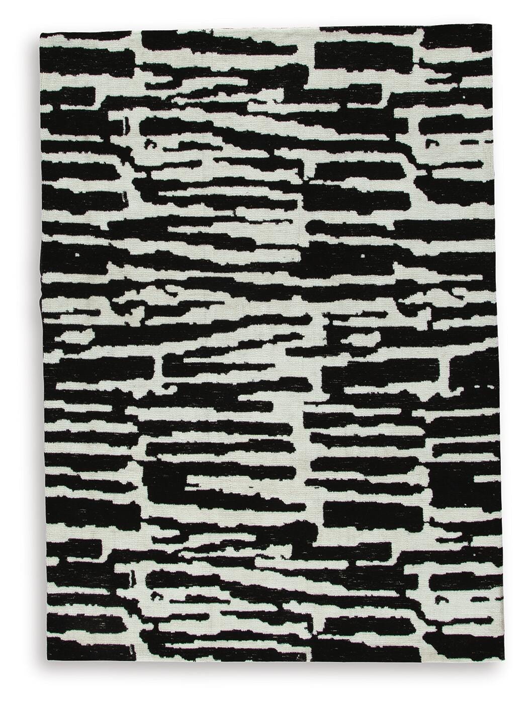Bramshaw 5' x 7' Rug in Black/Ivory, alternate view 2