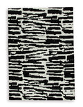 Bramshaw 5' x 7' Rug in Black/Ivory
