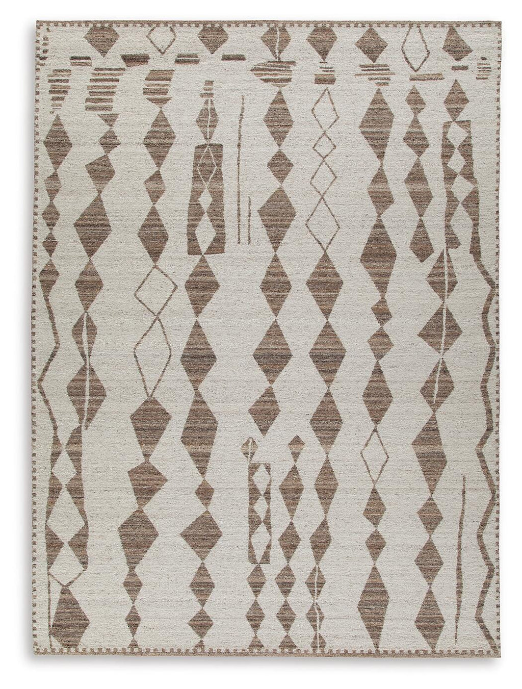 Brettler 10' x 14' Rug in Beige/Brown, alternate view 2