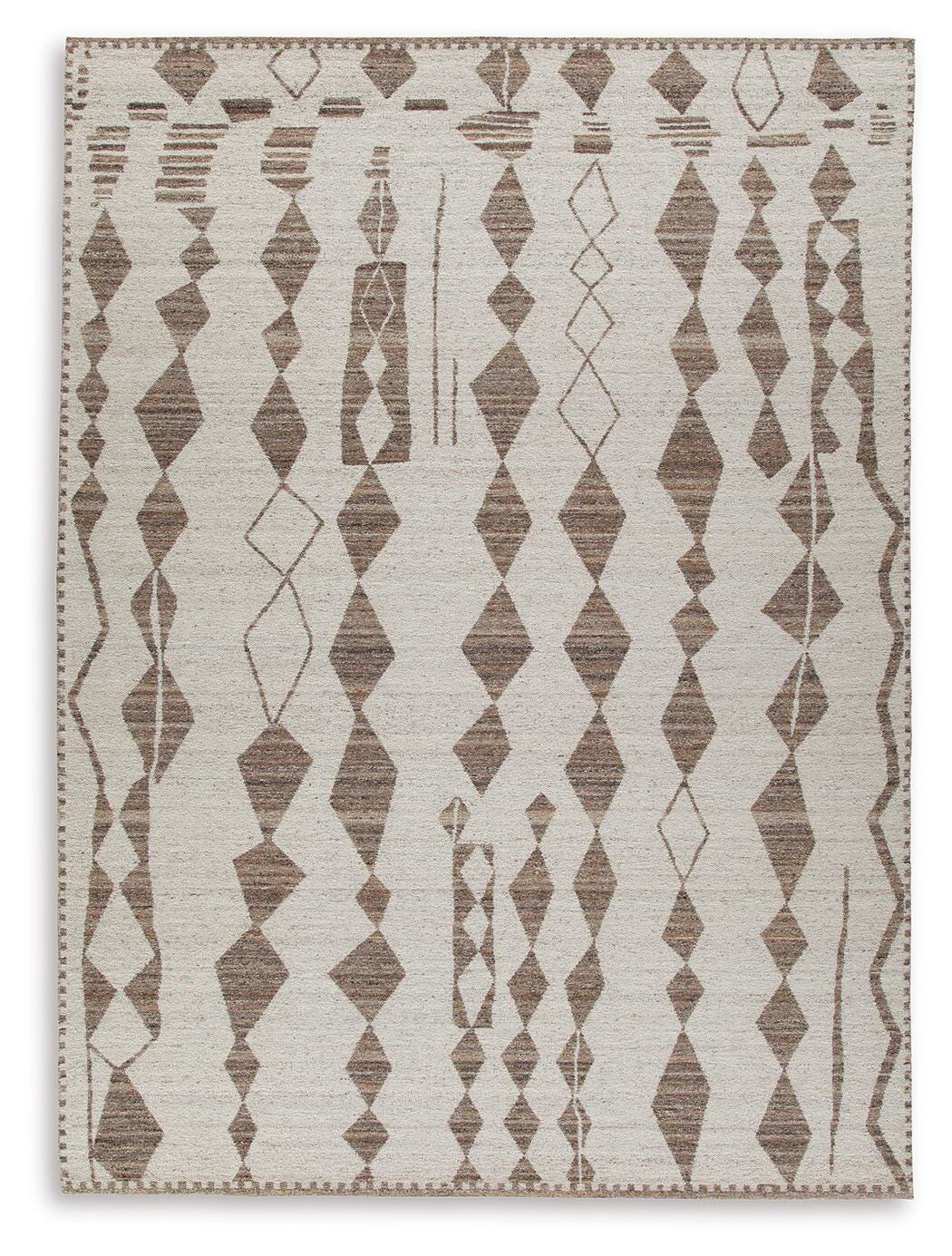 Brettler 10' x 14' Rug in Beige/Brown, alternate view 2