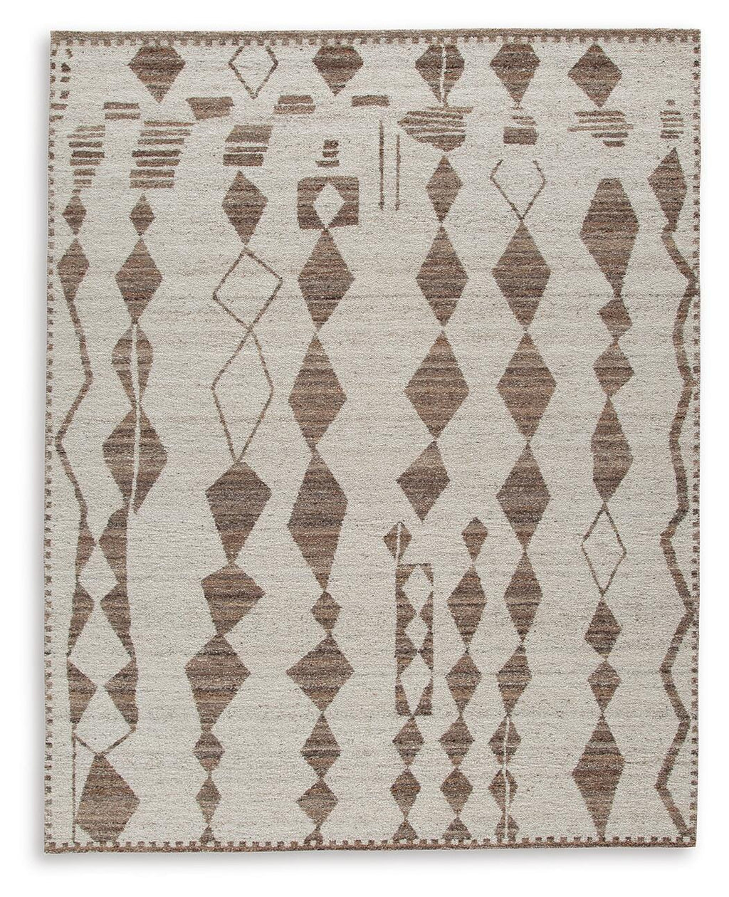 Brettler 8' x 10' Rug in Beige/Brown, alternate view 2