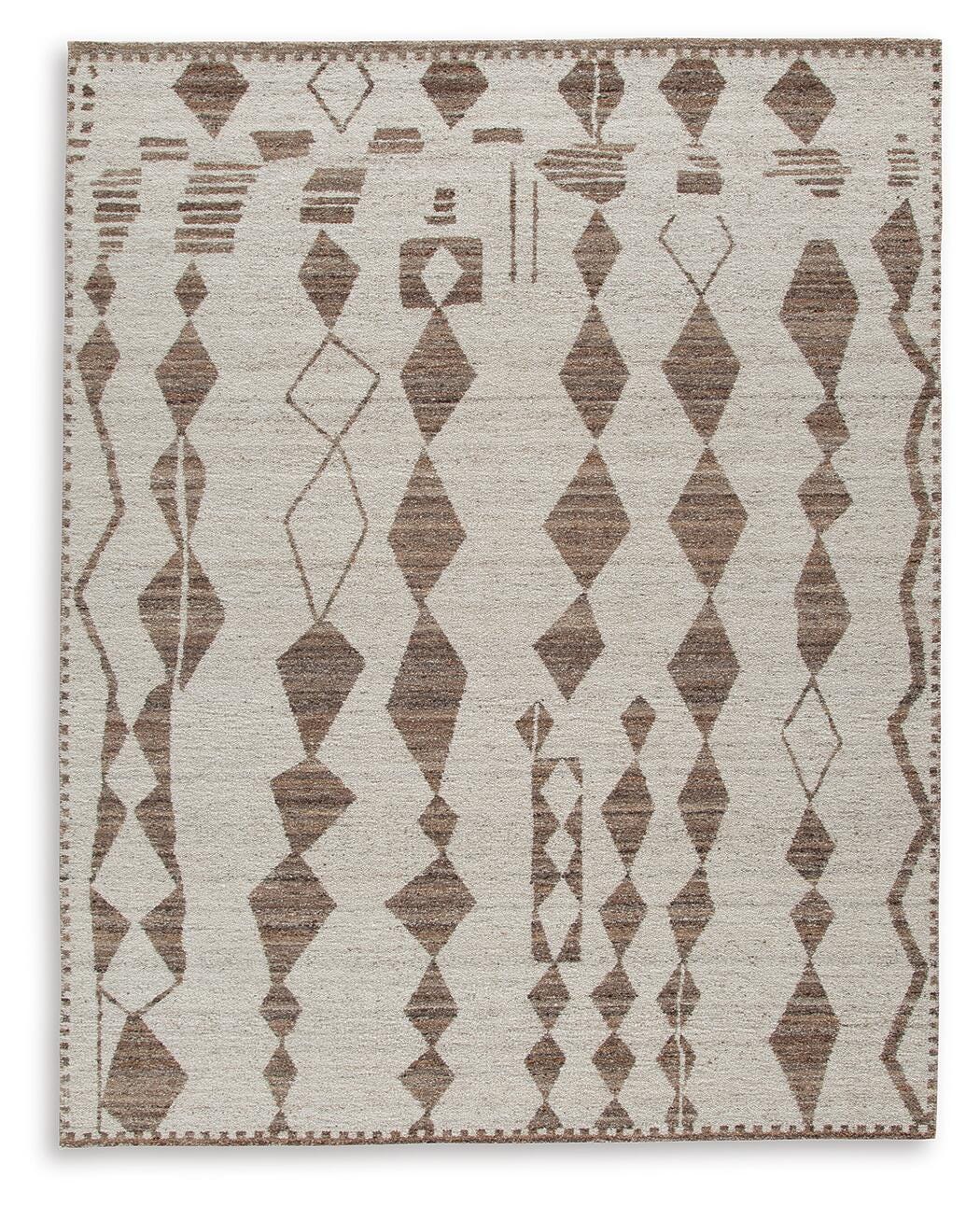 Brettler 8' x 10' Rug in Beige/Brown, alternate view 2