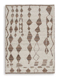 Brettler 5' x 7' Rug in Beige/Brown