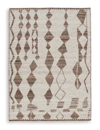 Brettler 5' x 7' Rug in Beige/Brown