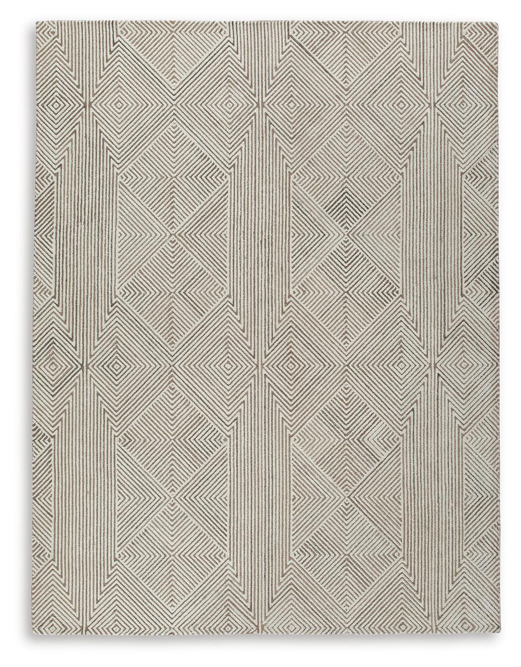 Jadott 8' x 10' Rug in Beige/Brown, alternate view 2