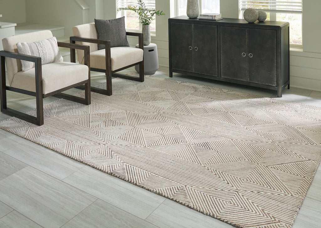Jadott 8' x 10' Rug in Beige/Brown, alternate view 3