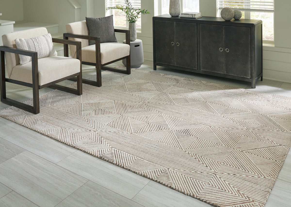 Jadott 8' x 10' Rug in Beige/Brown, alternate view 3